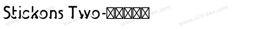 Stickons Two字体转换